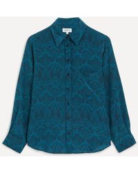 Liberty - Women's Nouveau Ianthe Relaxed Silk Shirt - Lyst