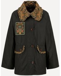 Barbour - X Farm Rio Maria-Clara Waxed Jacket - Lyst