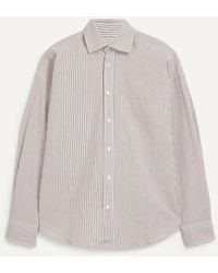 With Nothing Underneath - The Weekend Seersucker Shirt - Lyst