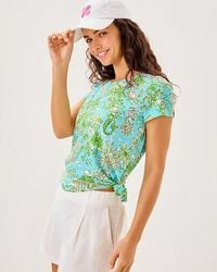 Lilly Pulitzer - Etta Scoop Neck Top - Lyst