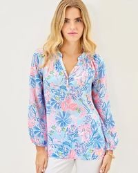 Lilly Pulitzer - Elsa Silk Top - Lyst