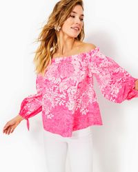Lilly Pulitzer - Jamielynn Off-the-shoulder Top - Lyst