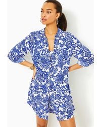 Lilly Pulitzer - Natalie Shirtdress Cover-up - Lyst