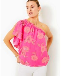 Lilly Pulitzer - Saraleigh One-shoulder Top - Lyst