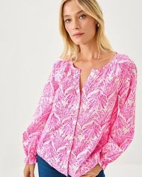 Lilly Pulitzer - Aldina Button Down Top - Lyst