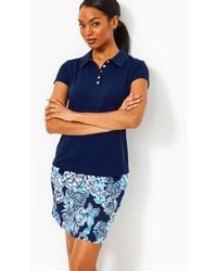 Lilly Pulitzer - Upf 50+ Luxletic Frida Scallop Polo Top - Lyst