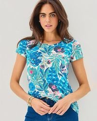 Lilly Pulitzer - Etta Scoop Neck Top - Lyst