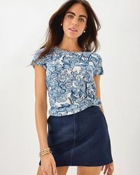 Lilly Pulitzer - Etta Scoop Neck Top - Lyst