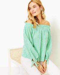 Lilly Pulitzer - Jamielynn Off-the-shoulder Top - Lyst