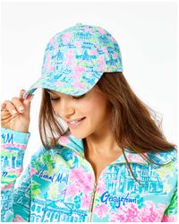 lilly pulitzer snapback print