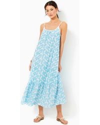 Lilly Pulitzer - Amerie Embroidered Midi Dress - Lyst