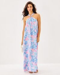 Lilly Pulitzer - Clairabel Silk Maxi Dress - Lyst