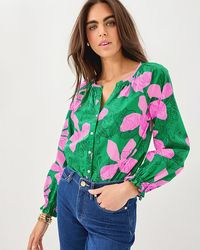Lilly Pulitzer - Aldina Button Down Top - Lyst
