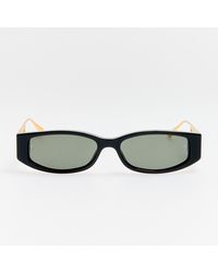 Linda Farrow - Susie Vista Temple Sunglasses - Lyst