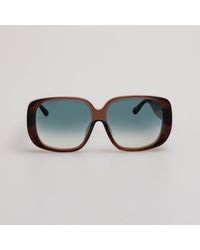 Linda Farrow - Astrid Oversized Sunglasses - Lyst