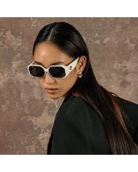 Linda Farrow - Bailey Angular Sunglasses - Lyst