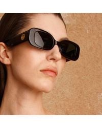 Linda Farrow - The Lola | Rectangular Sunglasses - Lyst