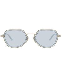 Linda Farrow - Dries Van Noten 186 C2 Angular Sunglasses - Lyst