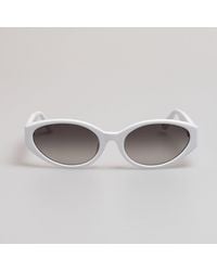Linda Farrow - Lyra Oval Sunglasses - Lyst