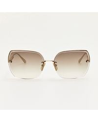 Linda Farrow - Ada Sunglasses - Lyst