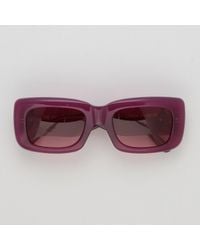The Attico x Linda Farrow - Marfa Rectangular Sunglasses - Lyst