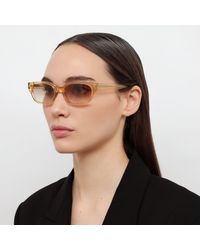 Linda Farrow - Magda Butrym Medium Cat Eye Sunglasses - Lyst