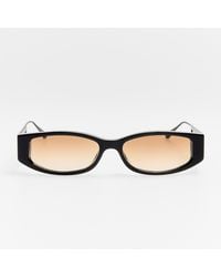 Linda Farrow - Susie Vista Temple Sunglasses - Lyst