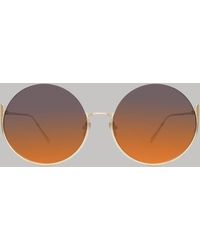 Linda Farrow - Olivia Light Gold-pink Lfl1006c4sun - Lyst