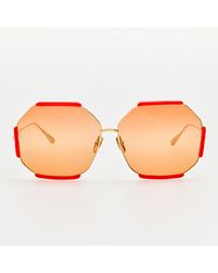 Linda Farrow - Margot Sunglasses - Lyst
