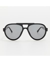The Attico x Linda Farrow - Jurgen Aviator Sunglasses - Lyst