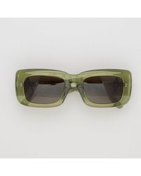 The Attico - Marfa Rectangular Sunglasses - Lyst