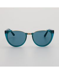 Linda Farrow - Iris Oval Sunglasses - Lyst