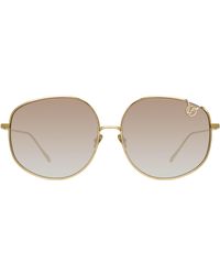 Linda Farrow - Marisa Oversized Sunglasses - Lyst