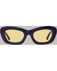 The Attico x Linda Farrow - Rania Cat Eye Sunglasses - Lyst