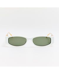 Linda Farrow - Susie Vista Temple Sunglasses - Lyst