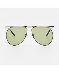 The Attico - Mina Aviator Sunglasses - Lyst
