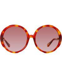 Linda Farrow - Otavia Oversized Sunglasses - Lyst