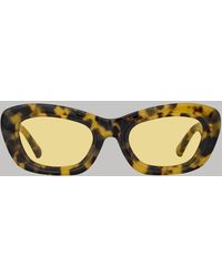 The Attico x Linda Farrow - Rania Cat Eye Sunglasses - Lyst