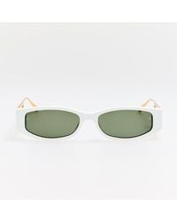 Linda Farrow - Susie Vista Temple Sunglasses - Lyst