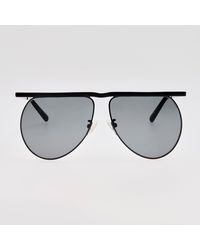 The Attico - Mina Aviator Sunglasses - Lyst