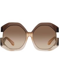 Linda Farrow - Bardot Oversized Sunglasses - Lyst