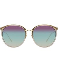 Linda Farrow - Kings Oversized Sunglasses - Lyst