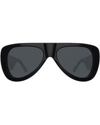 The Attico - Edie Aviator Sunglasses - Lyst