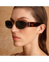 Linda Farrow - Shelby Cat Eye Sunglasses - Lyst