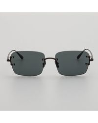 Black Series Linda Farrow - Sasha Square Sunglasses - Lyst