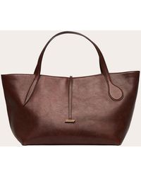 Liffner - Zip Penne Tote Dark - Lyst