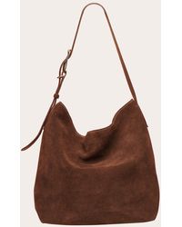 Liffner - Slouch Bucket Dark Suede - Lyst