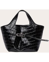 Liffner - Belted Tote Mini Croc - Lyst