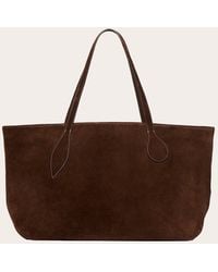 Liffner - Mega Sprout Tote Dark Suede - Lyst