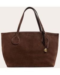 Liffner - Sprout Tote Large Dark Suede - Lyst